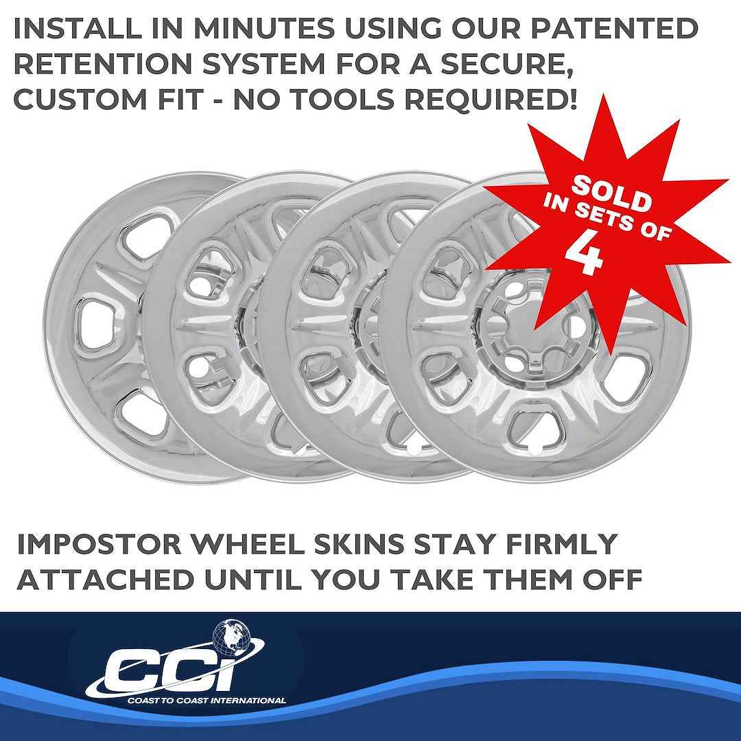 Coast To Coast IMP69X Frontier 16-Inch Chrome Skin Set