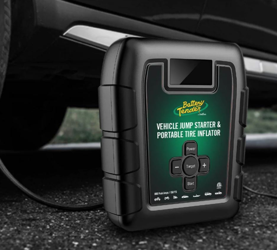 Battery Tender 030-3010-WH 800A Jump Starter with 140-PSI Inflator - image 8