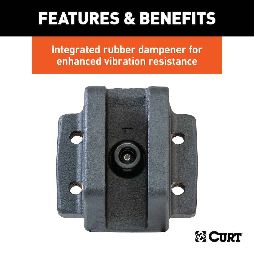 CURT Pintle Hook Mounting Plate - Square – 45950
