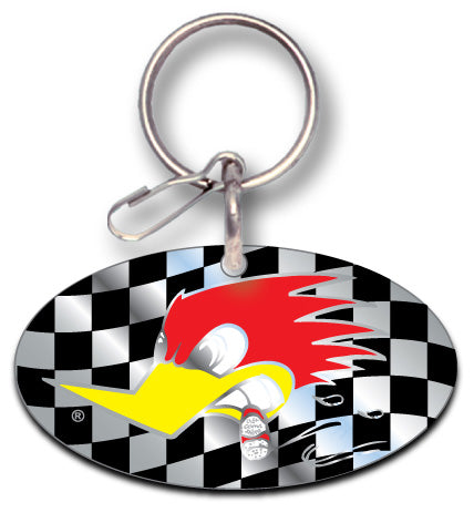 Plasticolor 004164R01 Checkered Flag Enamel Key Holder