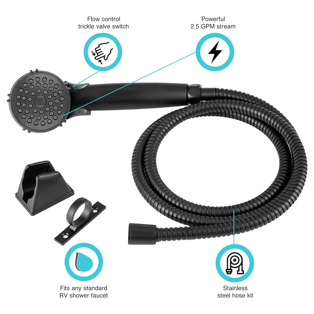 Dura Faucet Df-Sa400k-Mb Shower Head - image 12