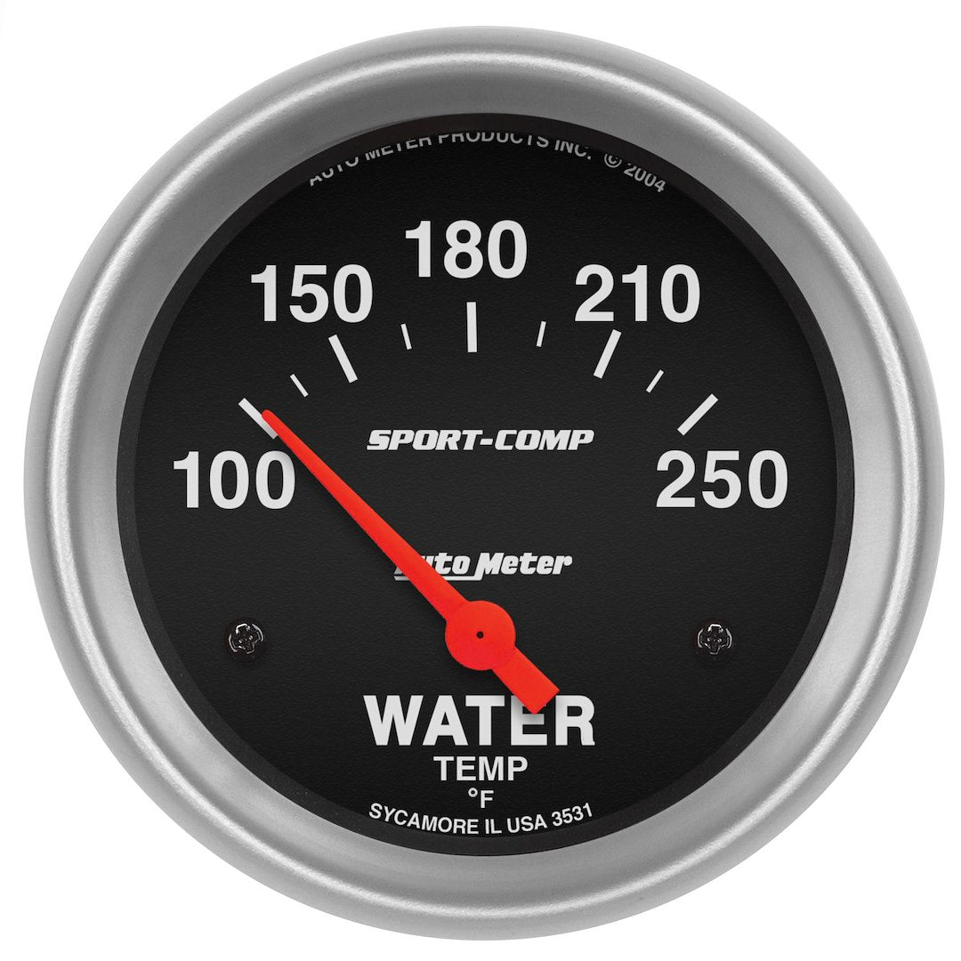 AutoMeter 3531 Sport-Comp 2-5/8-Inch Electric Water Gauge - image 1