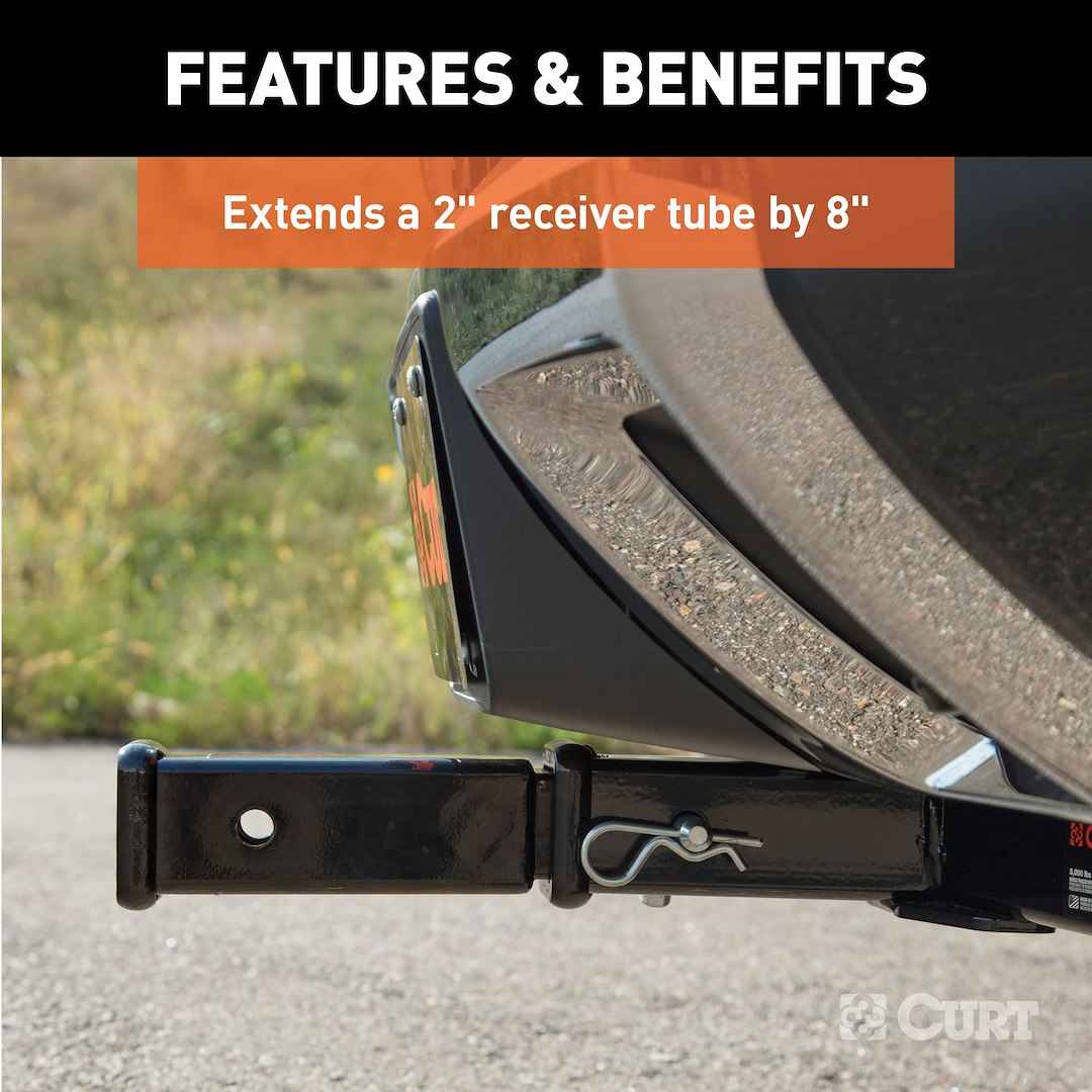 CURT Trailer Hitch Extension - 8 in – 45791