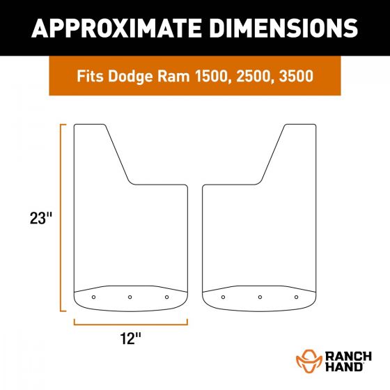 Ranch Hand 250932rh Heavy-Duty Truck Mud Flap