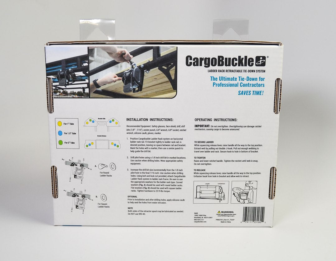 Immi Boatbuckle F153180 CargoBuckle Ladder-Rack Strap System