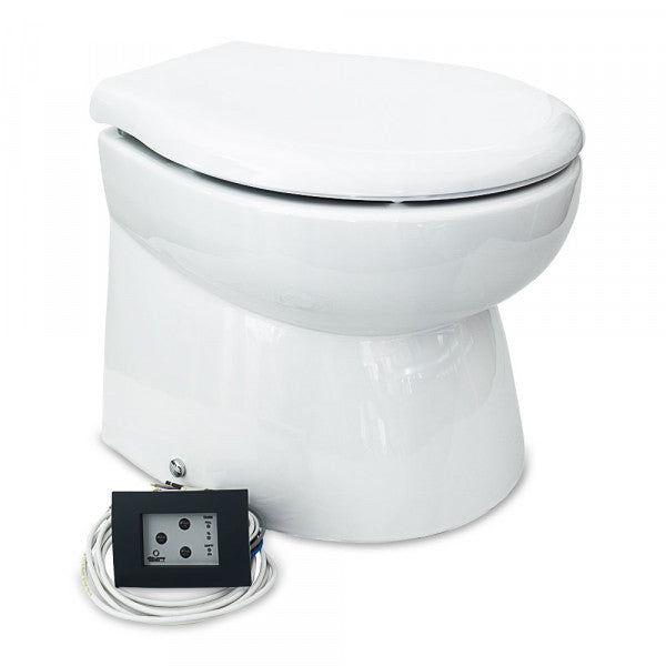 Albin 07-04-016 Premium Low Electric Marine Toilet, 12V - image 1