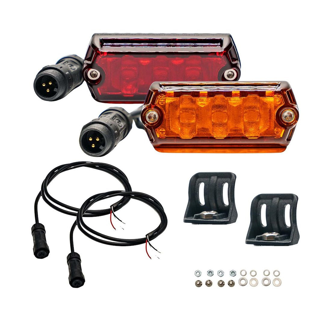 ARB NAN412 NACHO NANO Red/Amber Scene Light Pair - image 1