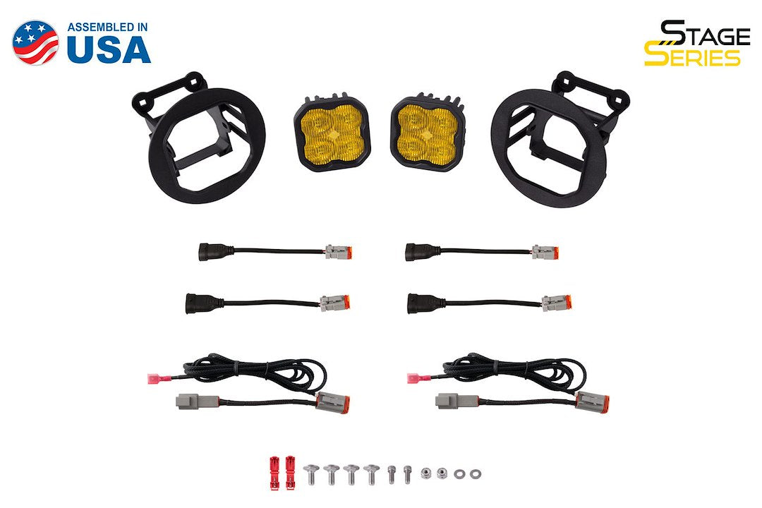 Diode Dynamics DD7074 SS3 Max Yellow Fog Pod Kit