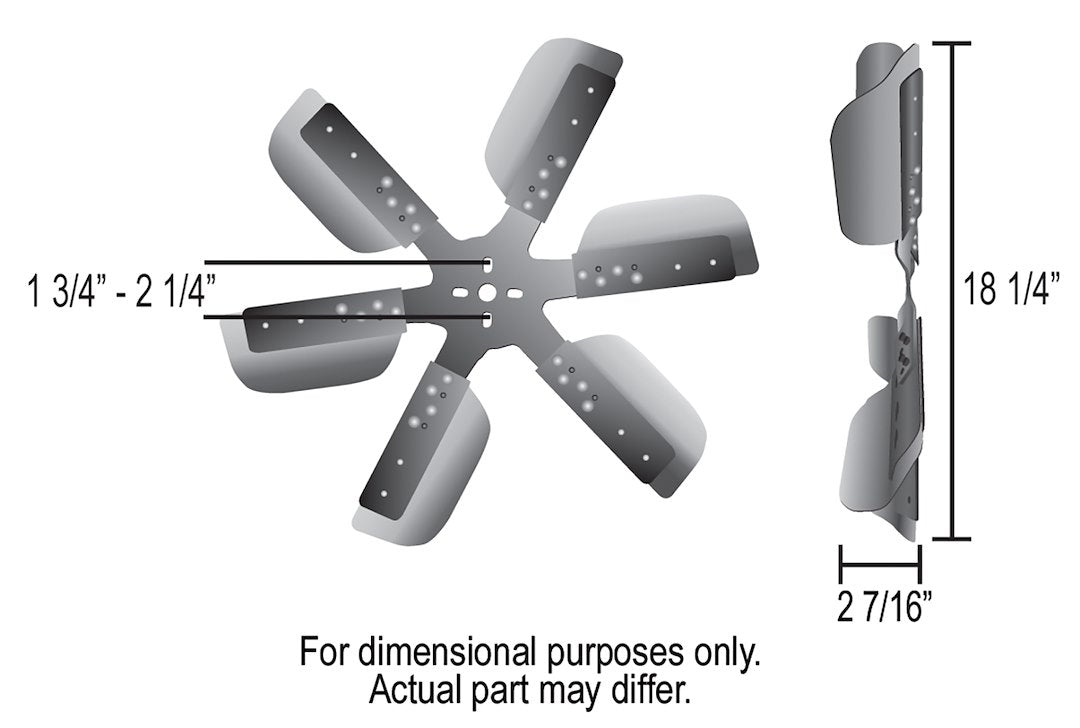 Derale 17018 Mechanical Pusher Flex Fan - image 4