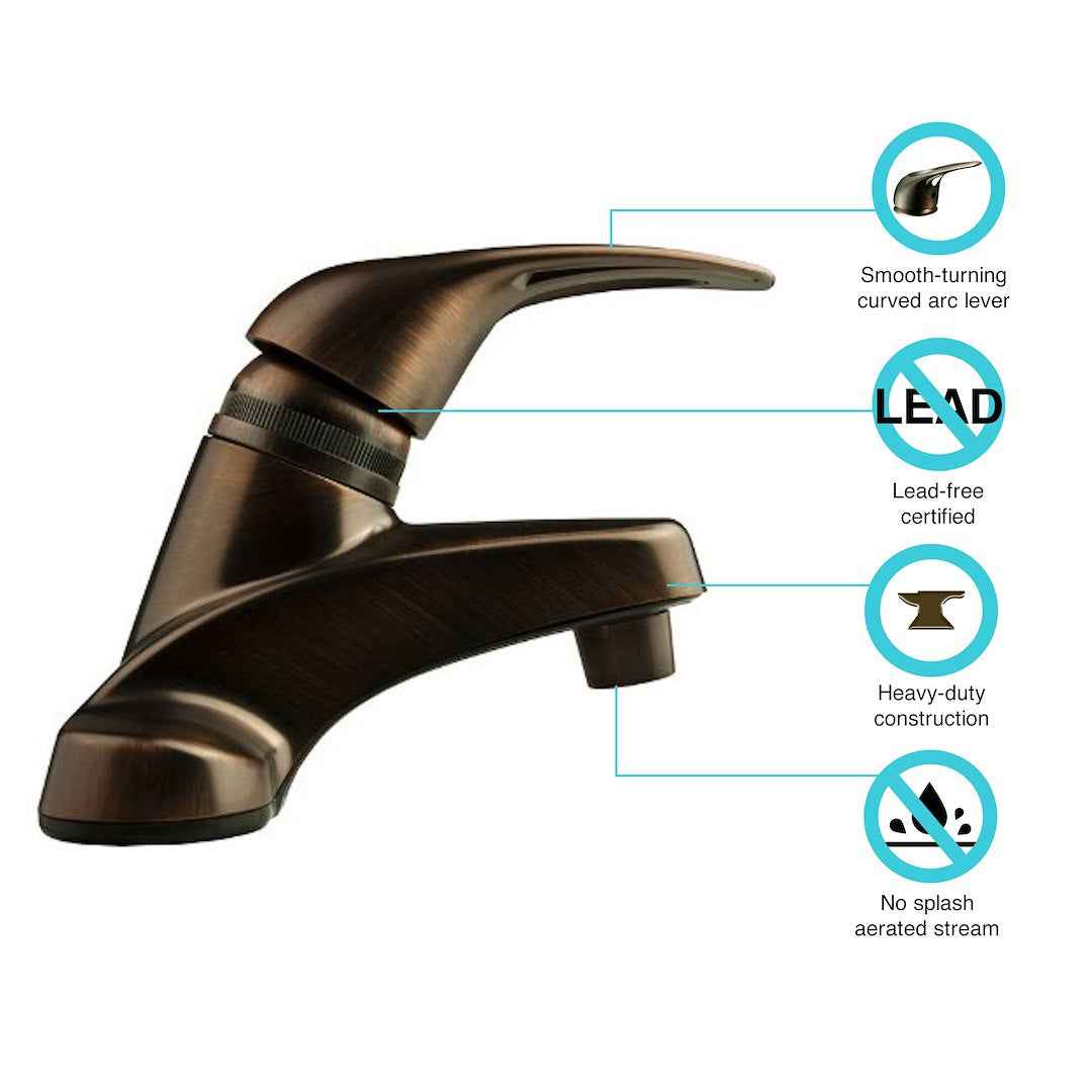 Dura Faucet Lavatory Faucet - Oil-Rubbed Bronze – DF-PL100-ORB