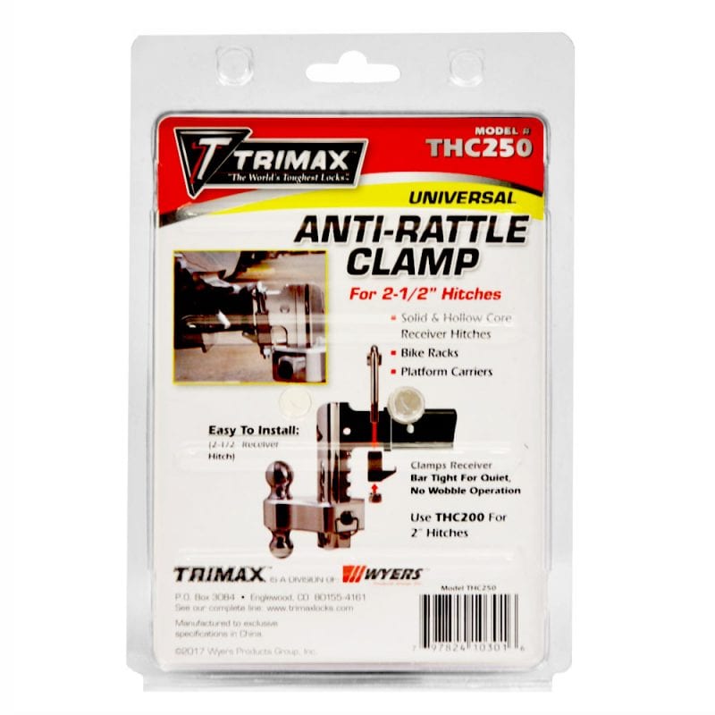 Trimax Locks Thc250 Trailer Hitch Receiver Tube Anti Rattle Bracket - image 3