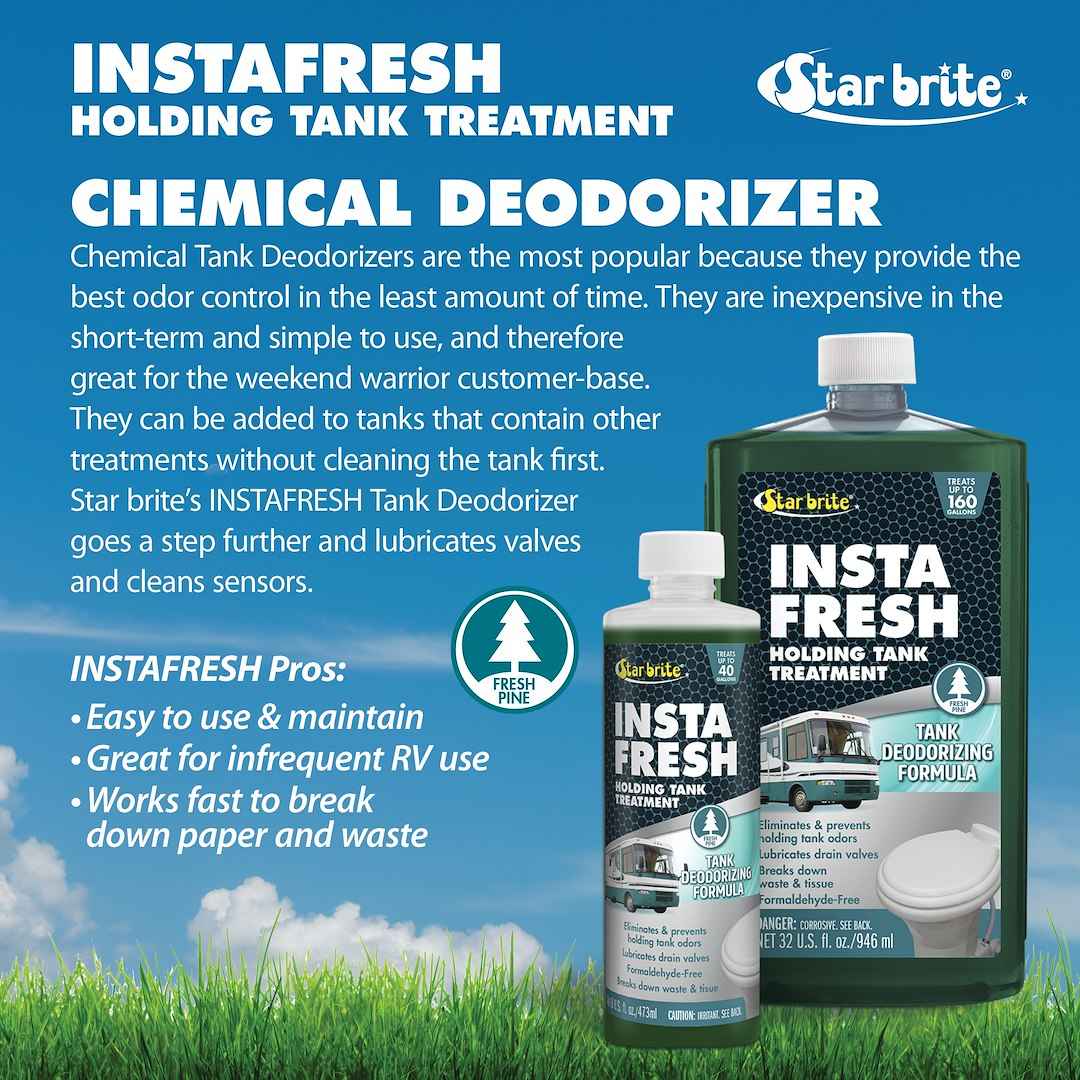 Star Brite 072832 Instafresh Pine Holding-Tank Treatment, 32-Ounce