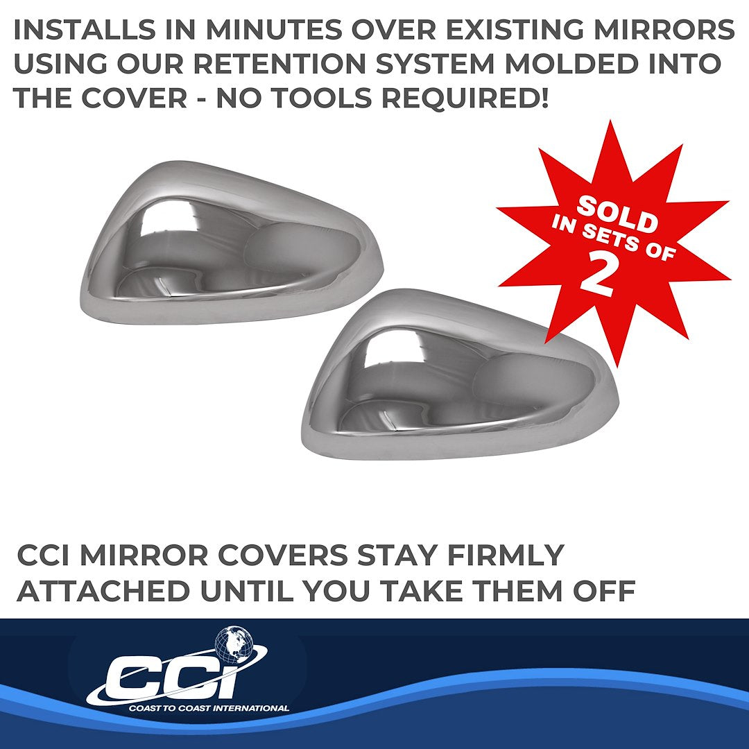 Coast To Coast MC67549 Trailblazer Tape-On Upper Mirror Trim Set - image 3