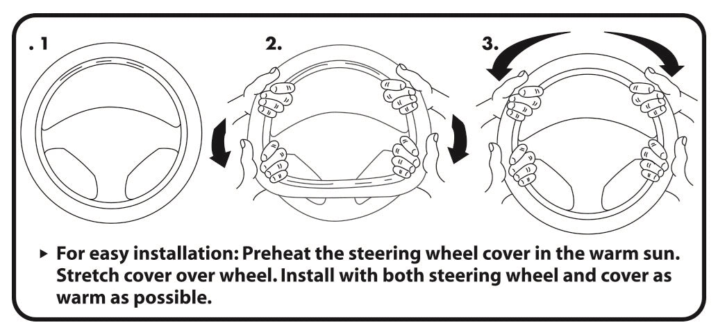 Plasticolor 006694R01 Dodge Deluxe Steering Cover