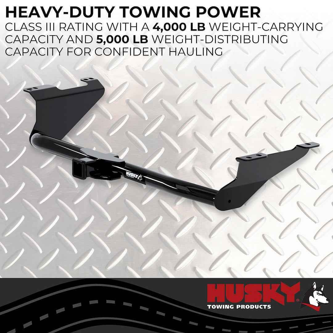 Husky Towing 69616C Class III Rear Receiver Hitch, Round Tube