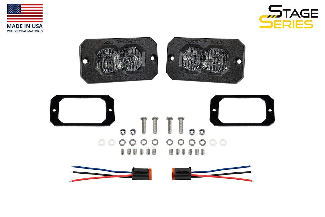 Diode Dynamics DD8124P C2 2.0 Flush Flood Pod Kit