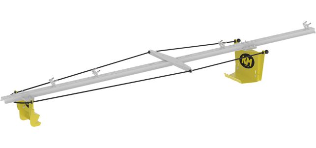 Holman 40480 Interior Van Ladder Rack, 80-Pound Rating
