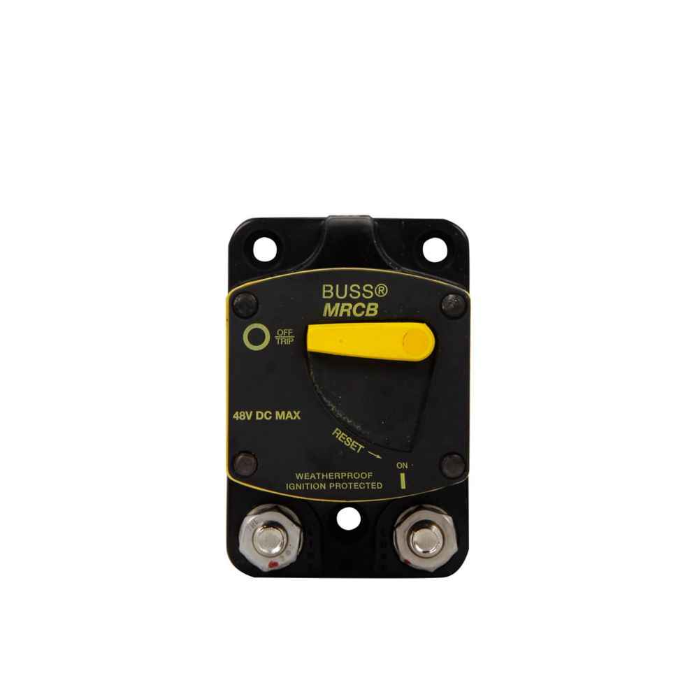 Bussman CB187F80 80A 48V Type III Manual-Reset Breaker
