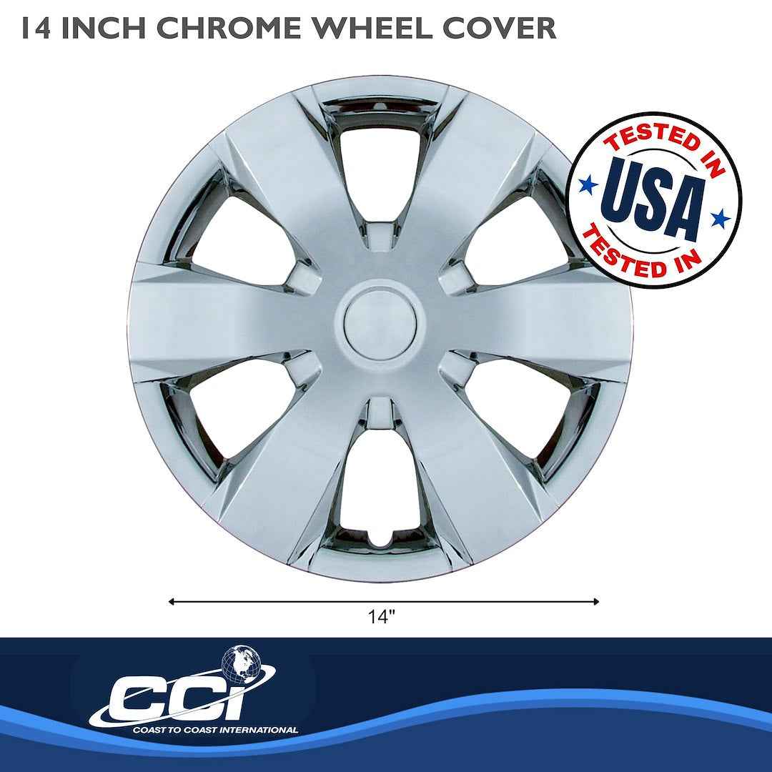 Coast To Coast 42914C Six-Spoke Steel-Wheel Cover Set