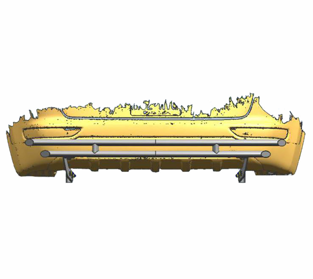 Black Horse Offroad CRDL-TOT202S Polished Double-Layer Rear Bumper Protector - image 4