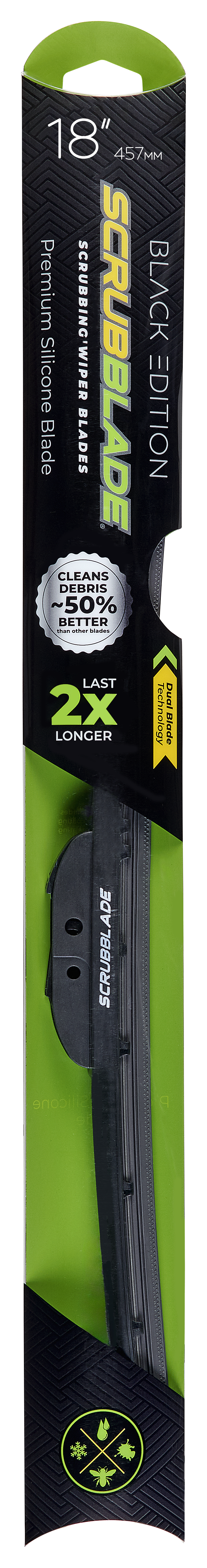 Scrubblade PB1800 Black Edition Windshield Wiper