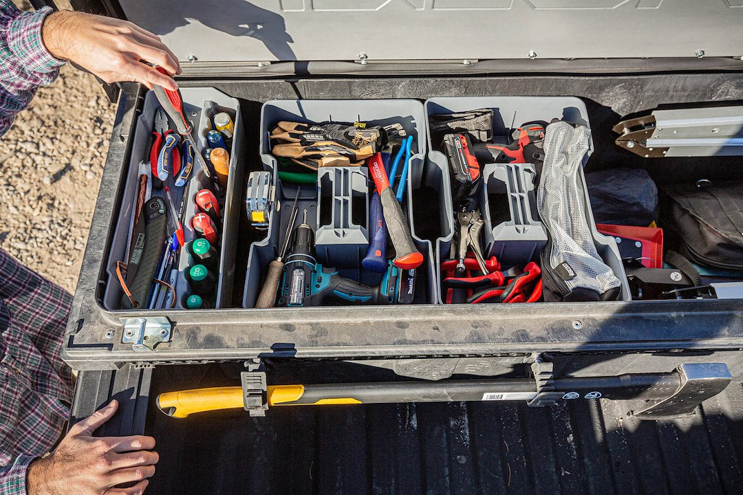 Decked ATB2LST Full-Size Super Snack Storage Tray