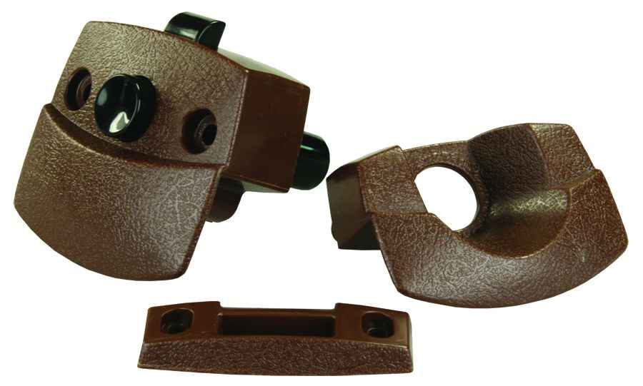 JR Products 20505 Brown Sliding/Folding Interior Door Catch