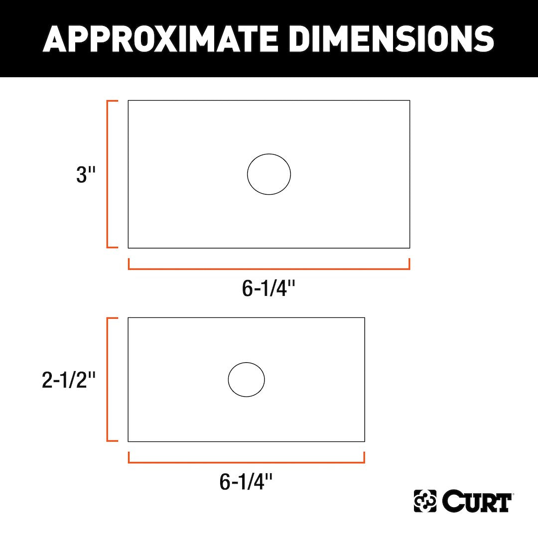 Curt 45408 Trailer Hitch Receiver Tube Adapter - image 4