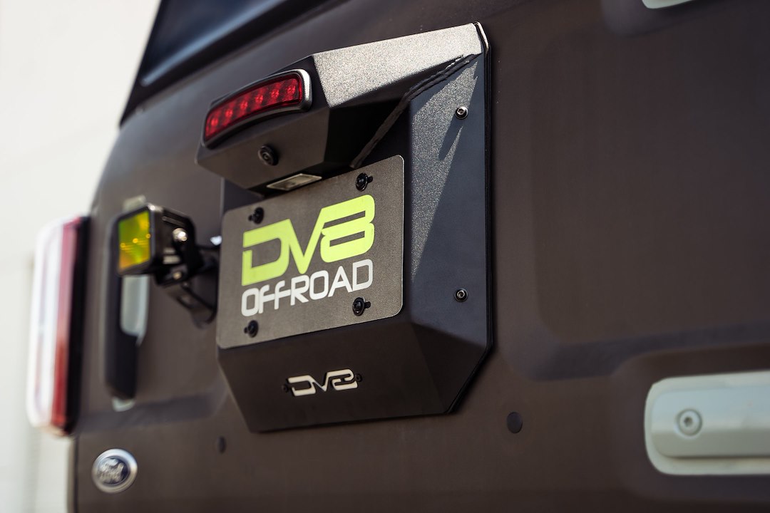 DV8 Offroad TSBR-01 Bronco License Plate Relocation Kit