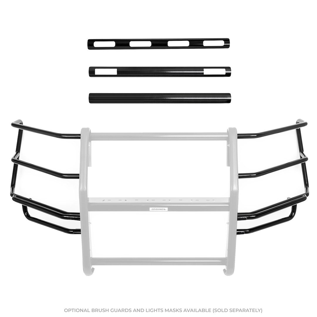 Go Rhino Public Safety 5202-F Light Ready Equipment-Mount Push Bumper