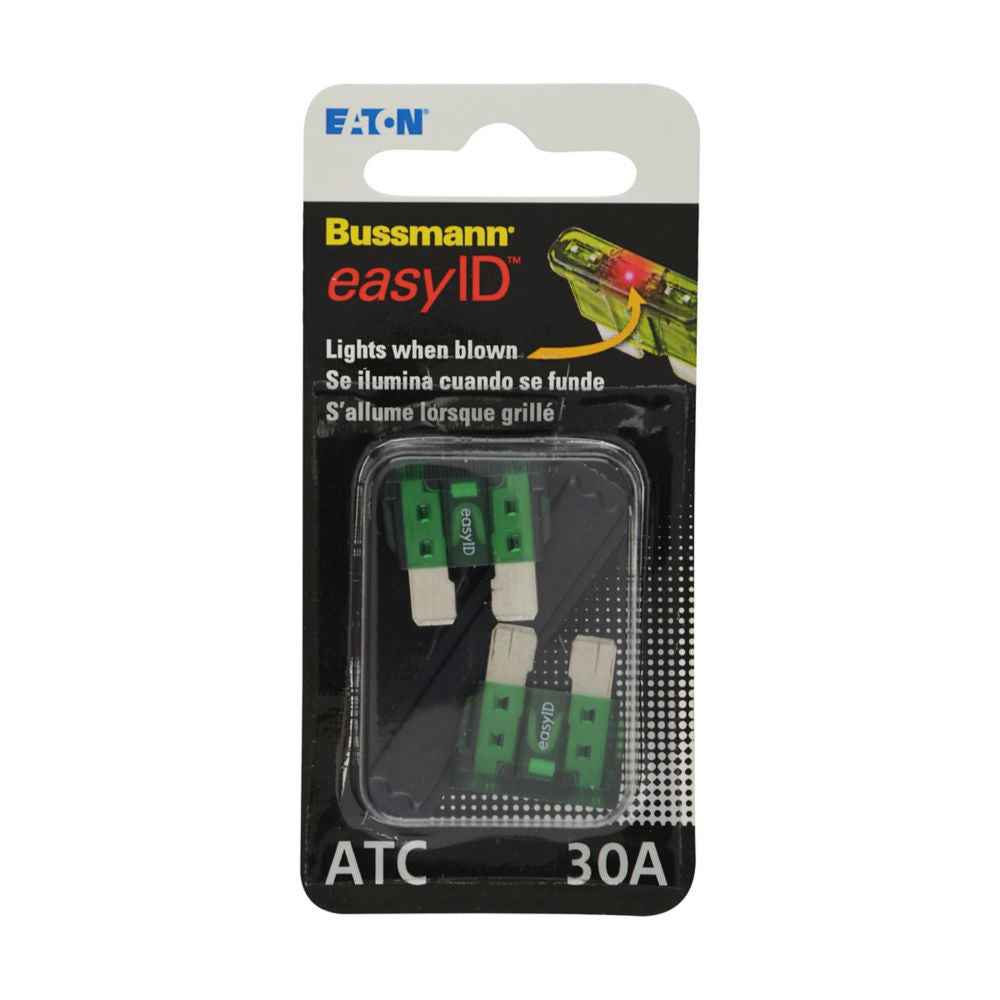 Bussman BPATC30ID 30A easyID ATC Blade Fuses