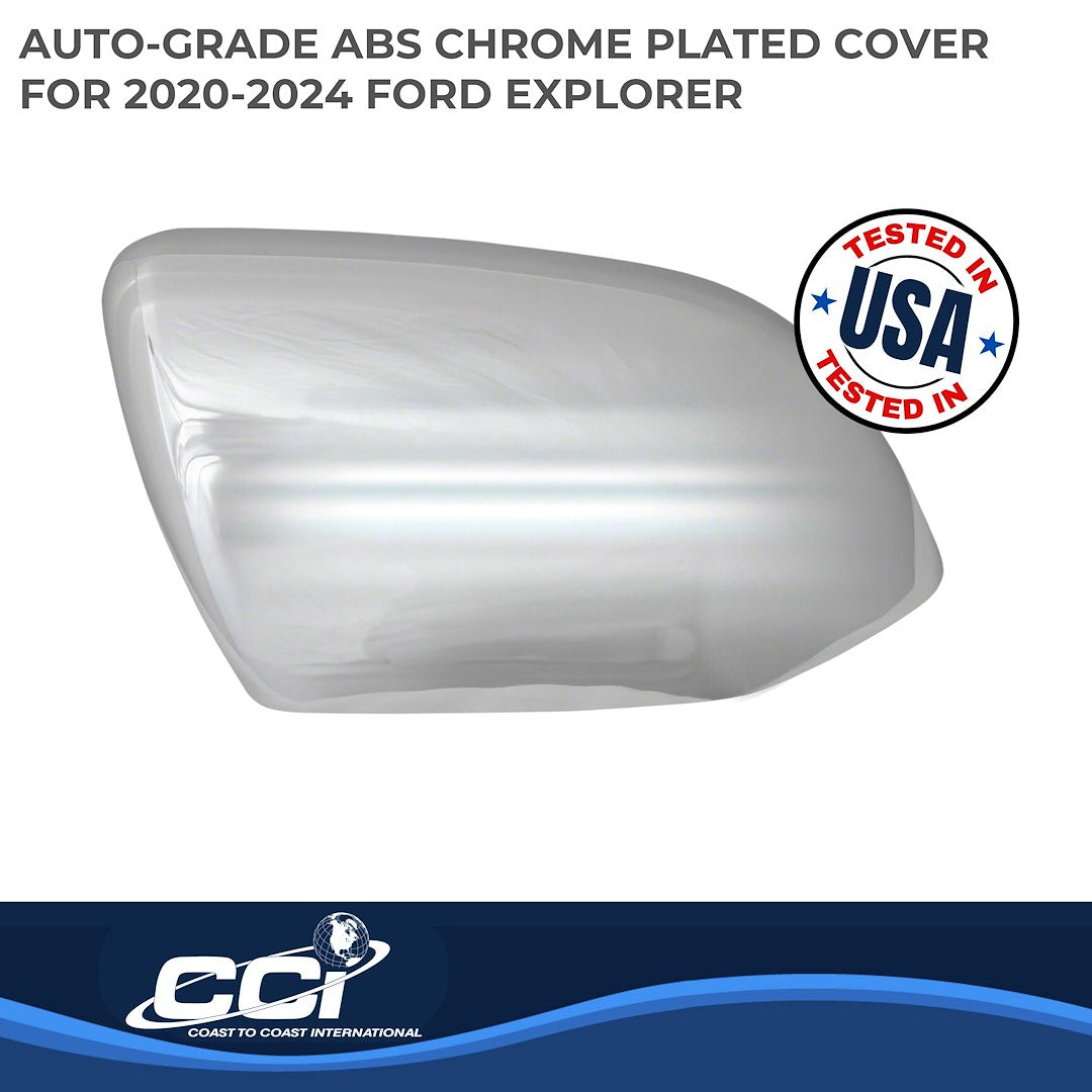 Coast To Coast MC67540 Explorer Silver Upper Mirror Trim Set - image 2