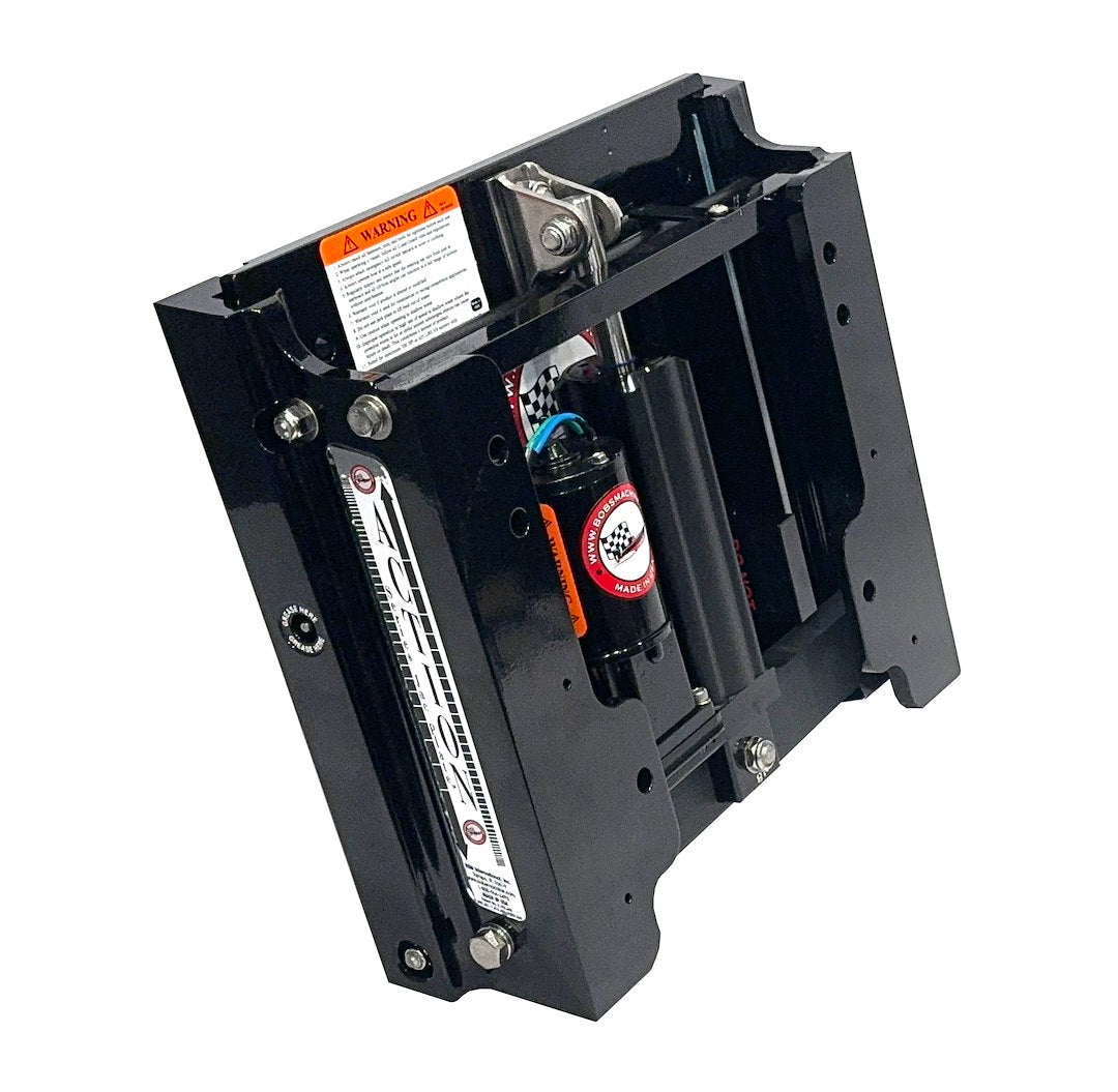 Bob's Machine 100-104101P-PCGBLK-NOSPN-NG Black Action Hydraulic Jack Plate, 4-Inch - image 1