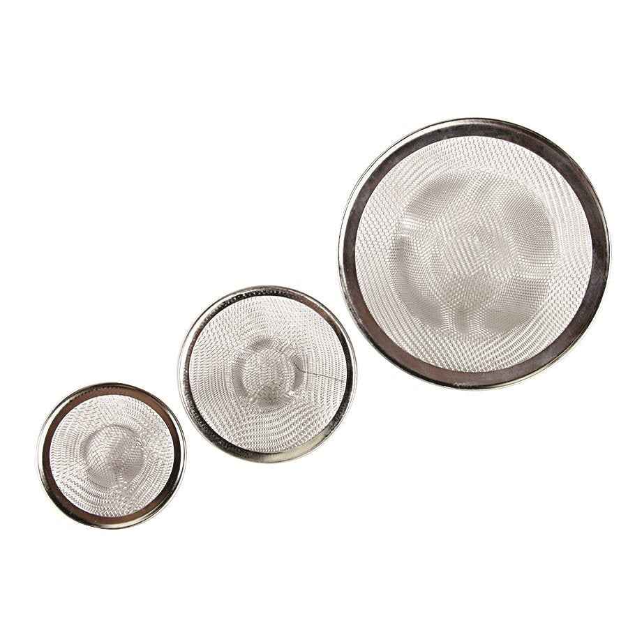 Camco 42273 Stainless Sink and Shower Drain Strainers, Three-Pack