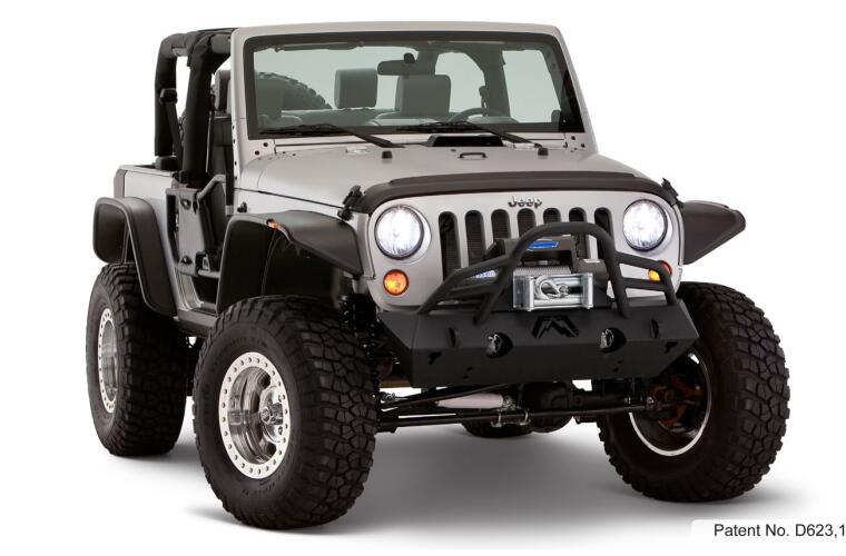 Bushwacker 10919-07 Two-Door Flat Style Flare Set