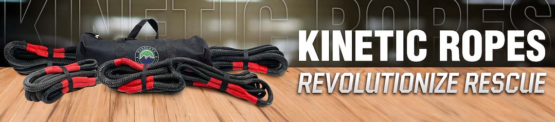 Overland Vehicle Systems 19009919 Brute Kinetic Off-Road Recovery Rope