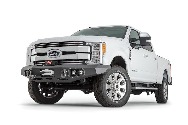 Warn 100918 Ascent Front Bumper with Winch Mount, Ford Super Duty – image 3