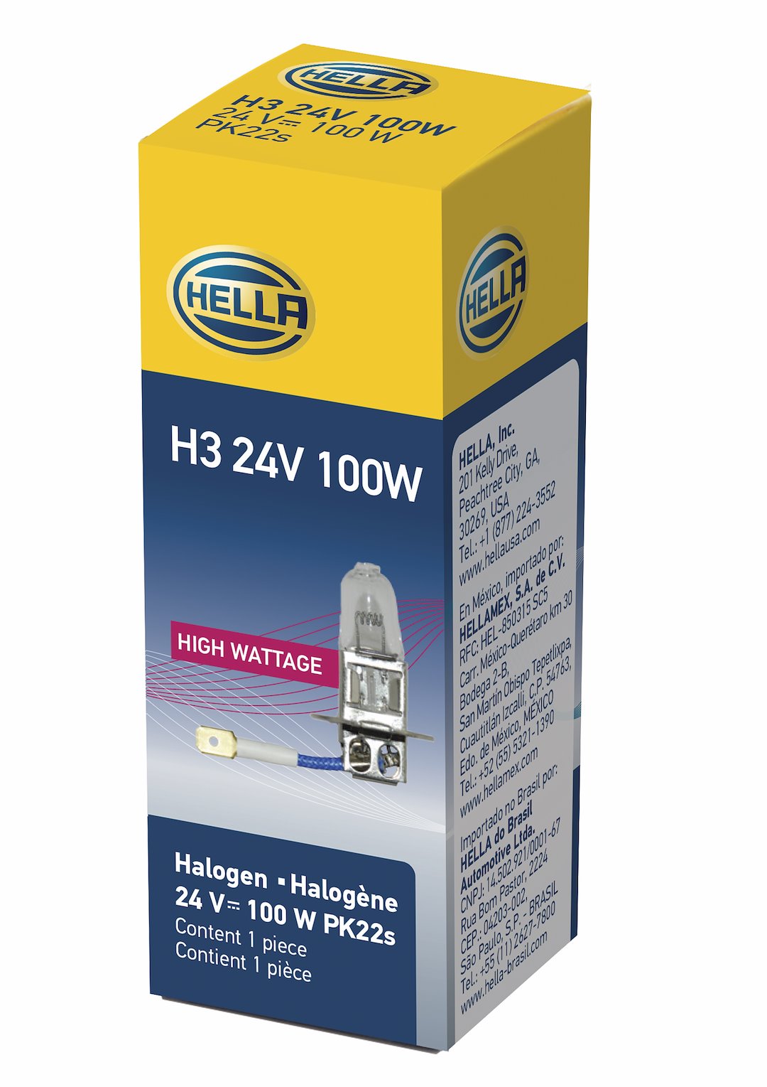 Hella H3 24v 100w Bulb for Driving/Fog Lamps