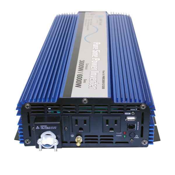 Aims Power 3000W Power Inverter - 12V DC to 120V AC – 1004648