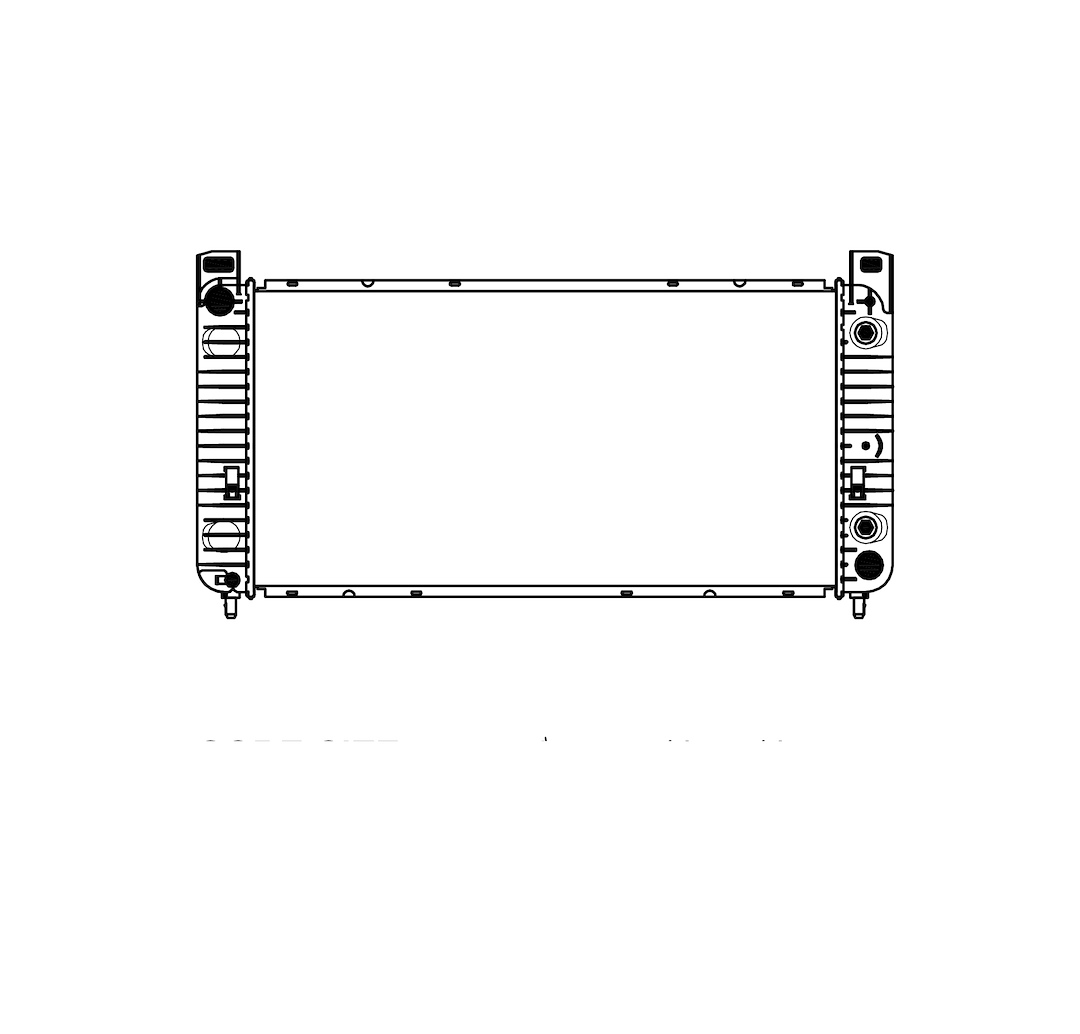 CSF 3653 Silverado/Sierra Crossflow Radiator - image 2