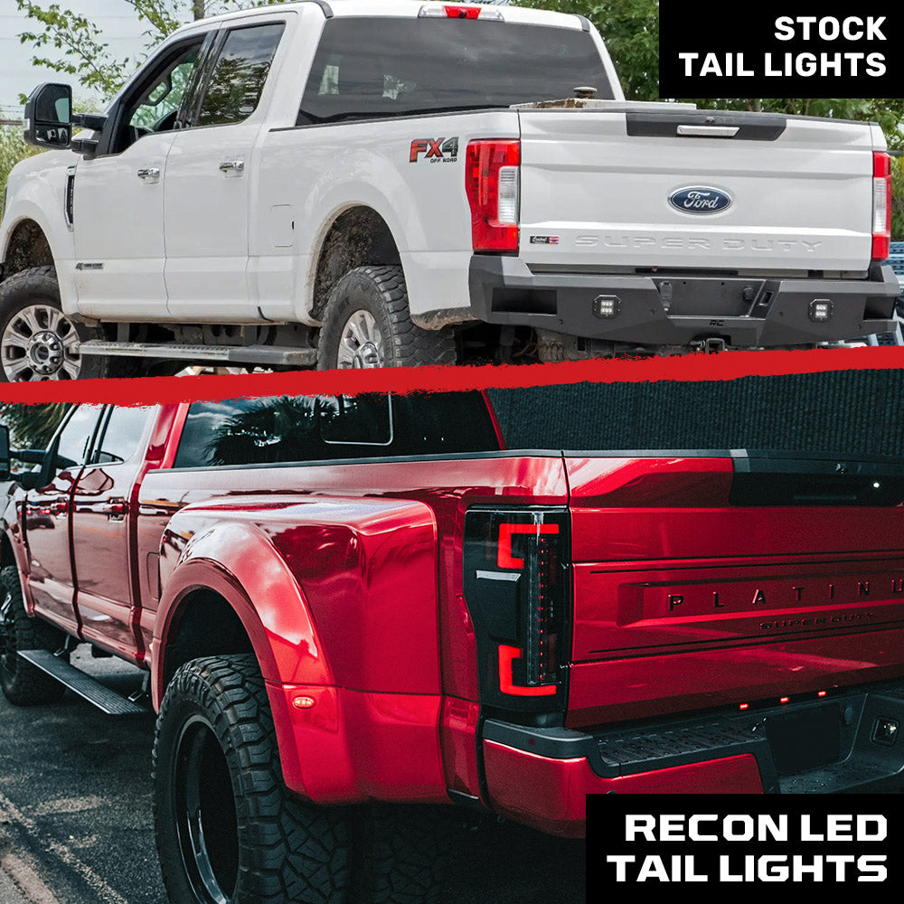 Recon 264399BK Super Duty LED Rear Lamp