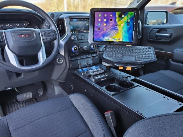 Havis Inc. C-Vsw-2600-Silv Vehicle Console for Infotainment 3