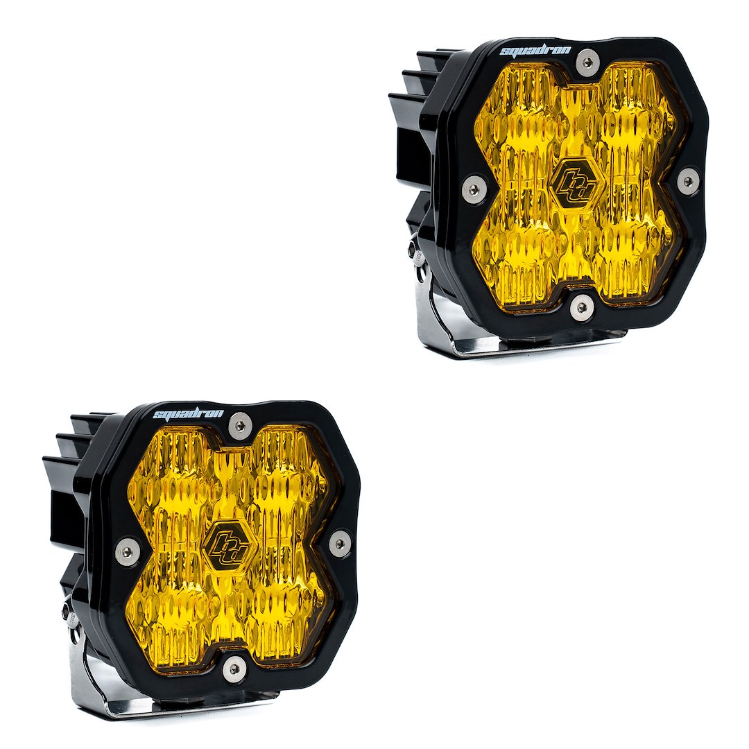 Baja Designs 5578152NH Squadron 2.0 Sport Amber Cornering Pair