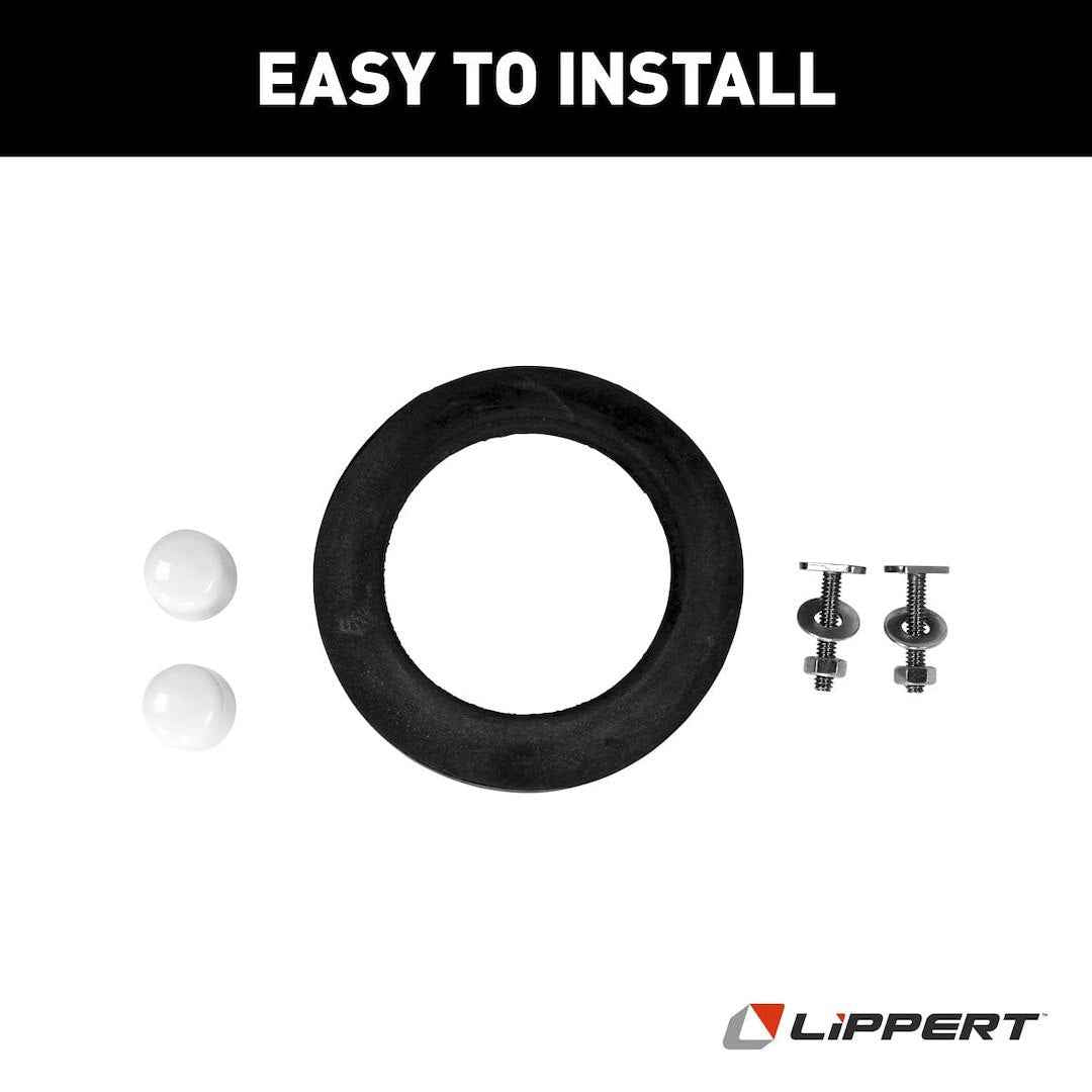 Lippert 2022121983 Flow Max Toilet Base Seal with Hardware