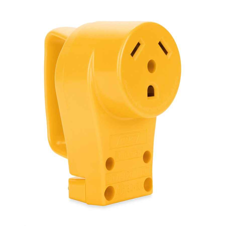 Camco PowerGrip 30A Female Replacement Receptacle – 55343