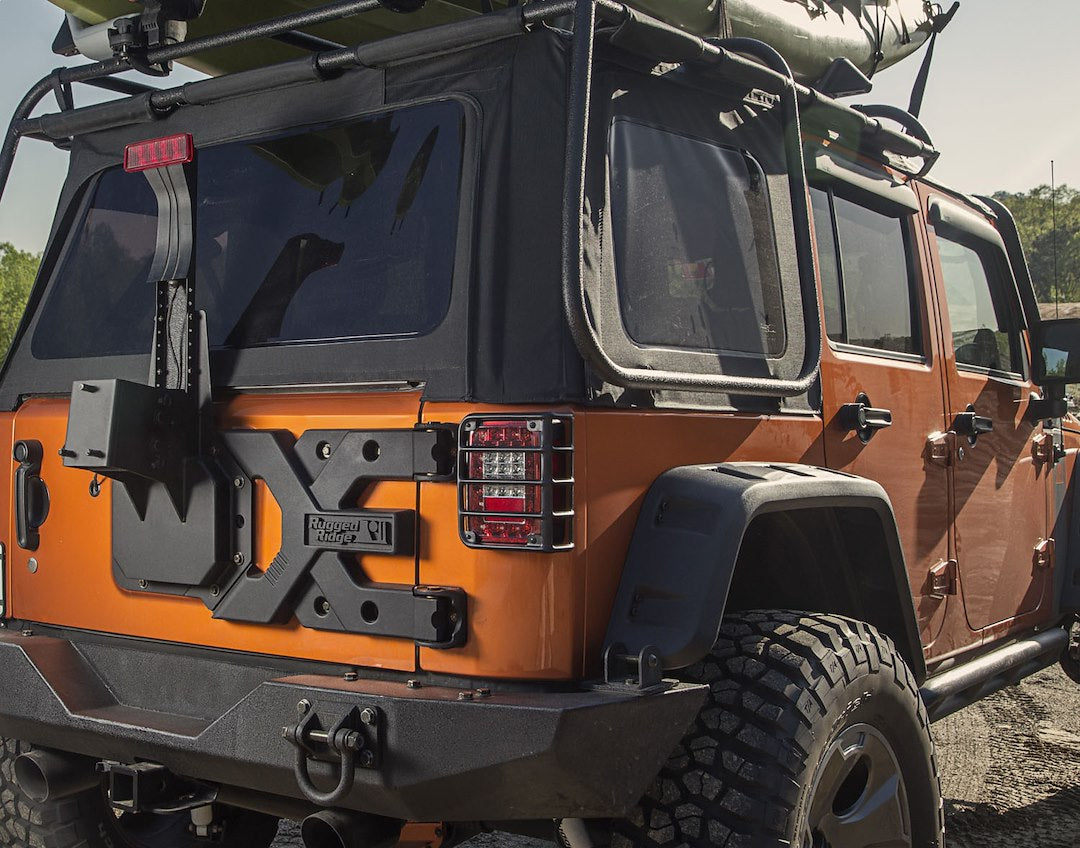 Rugged Ridge 11546.50 JK Heavy-Duty Spare Wheel Carrier Kit