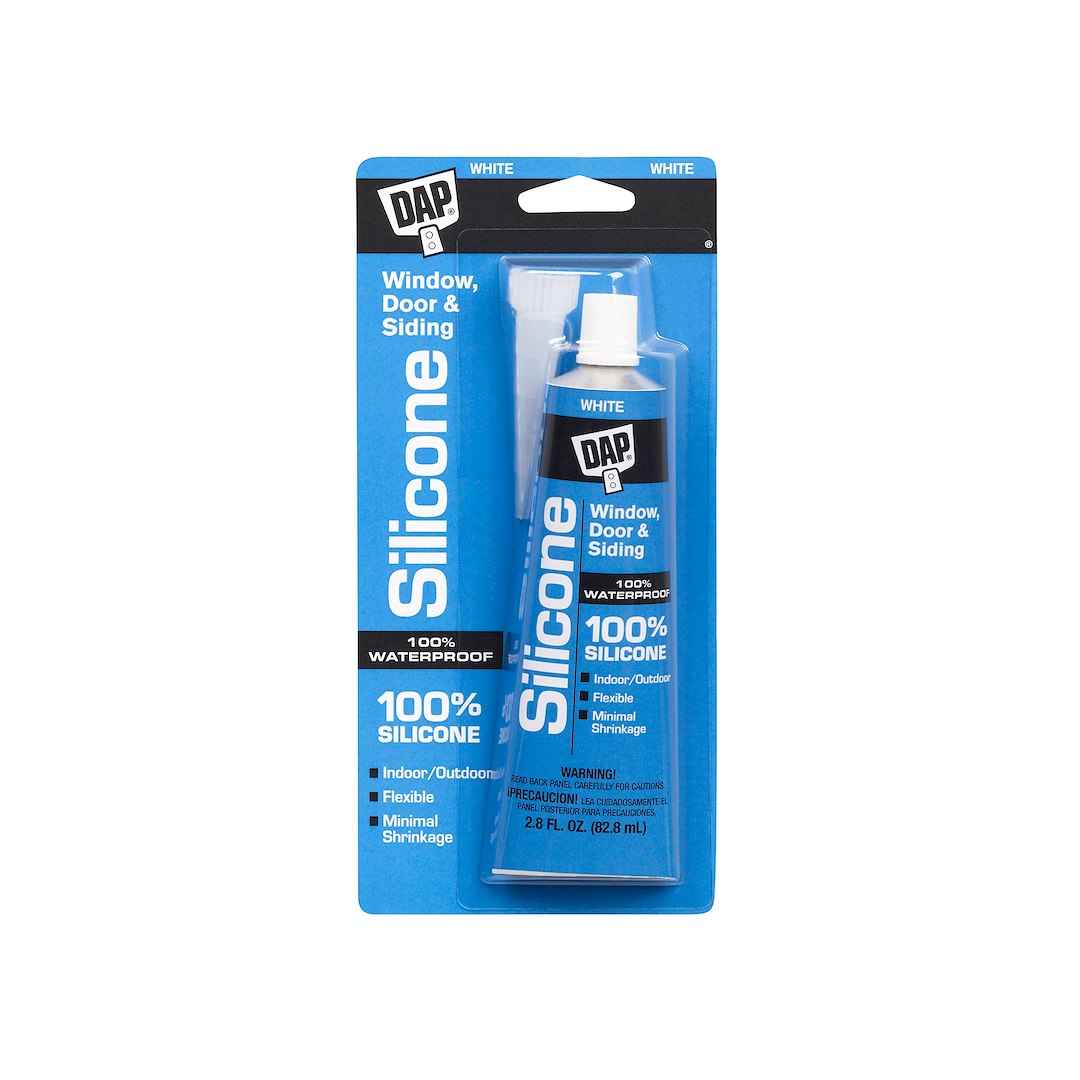 DAP 7079800752 White All-Purpose Silicone Sealant, 2.8 oz