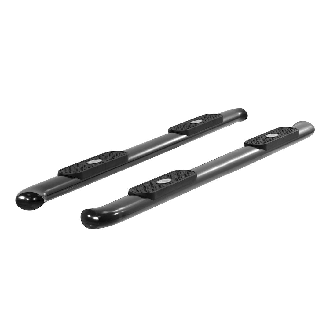 Aries S223043 Black Straight-End 4-Inch Oval Side Steps - image 2