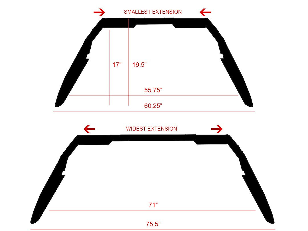 Armordillo 8707777 Mid-Size CRZ Modular Steel Chase Rack - image 5