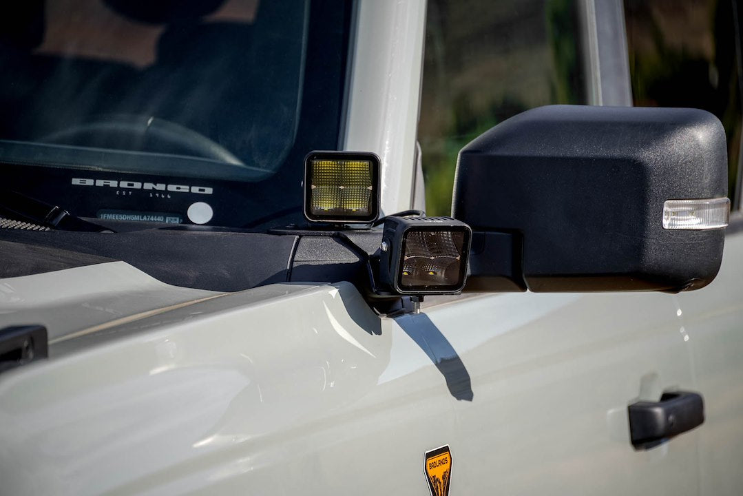 DV8 Offroad LBBR-08 Bronco Dual-Light Pillar Mount
